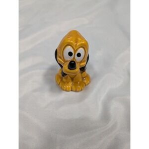 Ceramic Disney Pluto Figurine - Made In Japan - About 2.25 Inches To 2.5 Inches